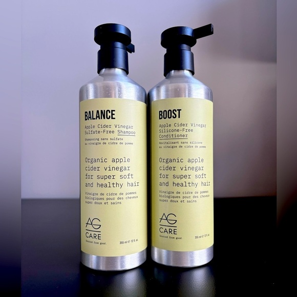 AG Care Other - AG Care BALANCE APPLE CIDER VINEGAR SULFATE-FREE SHAMPOO & Conditioner 12oz set